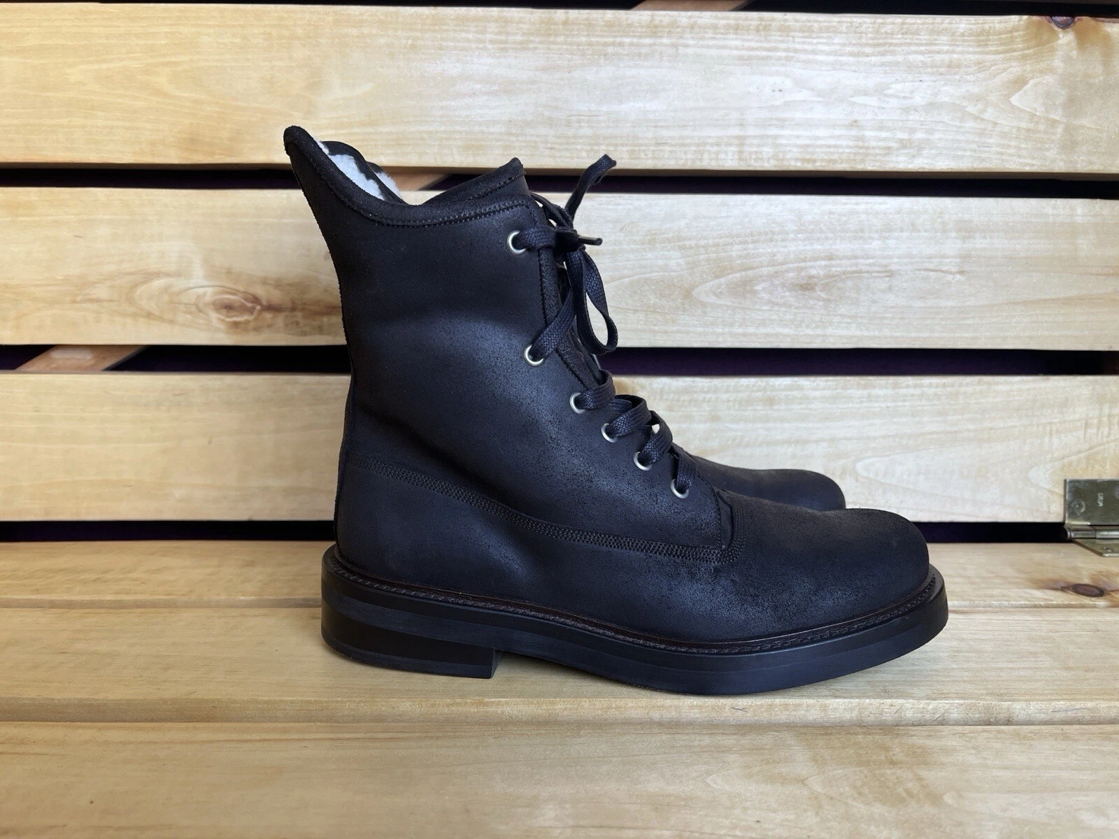 Bottes Dior Christian Dior Homme CD marron en daim pointure 40 UK 6 US 7