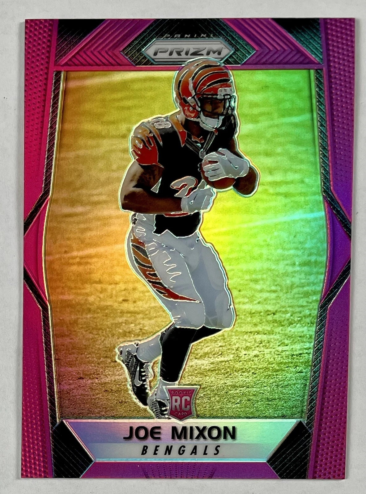 JOE MIXON 2017 PANINI PRIZM ROOKIE PINK PRIZM REFRACTOR BENGALS RC SP