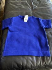 J CREW Crewcuts Girls Blue Sweater Sz 6/7 NWT