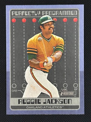 2024 Topps Heritage High Number Perfectly Programmed #PP-1 Reggie Jackson A's