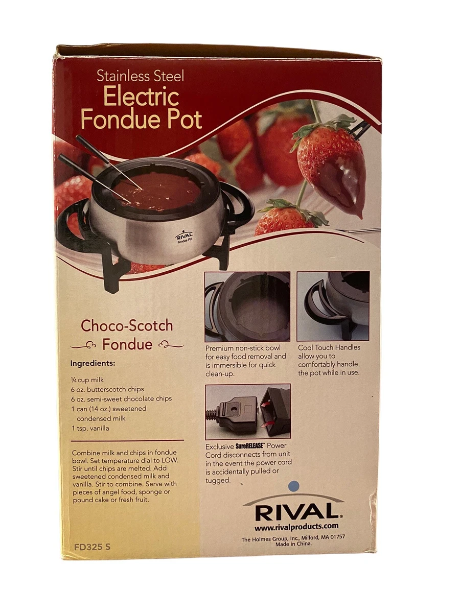 Rival electric sale fondue pot