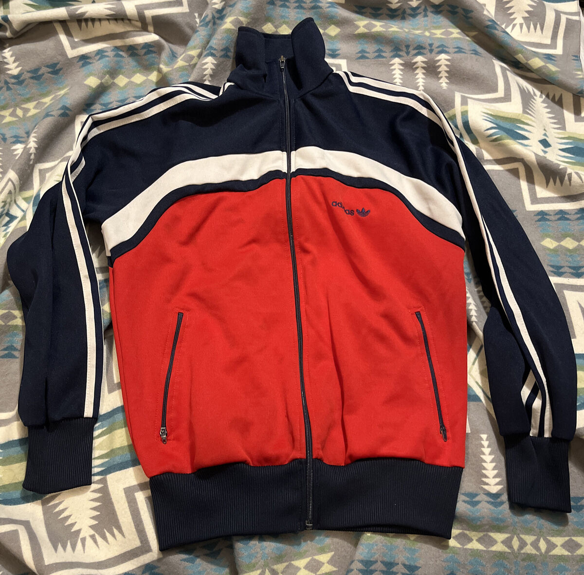 Vintage 70s 80s Adidas Track Jacket size S Logo | eBay