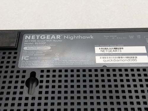NETGEAR R6900P Nighthawk AC1900 Smart WiFi Router 802.11A/B/G/N/AC NO ANTENA/AC - Picture 5 of 6