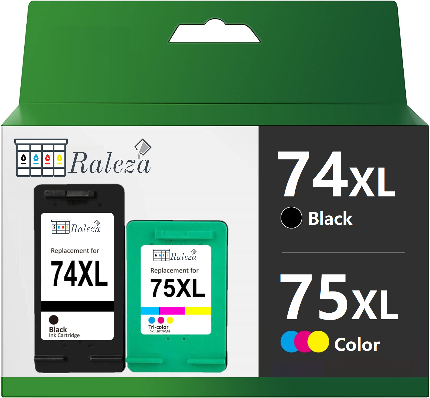 HP 74XL 75XL Ink Cartridge for C4280 C5280 C4480 C4250 D4260 J5780 Printers