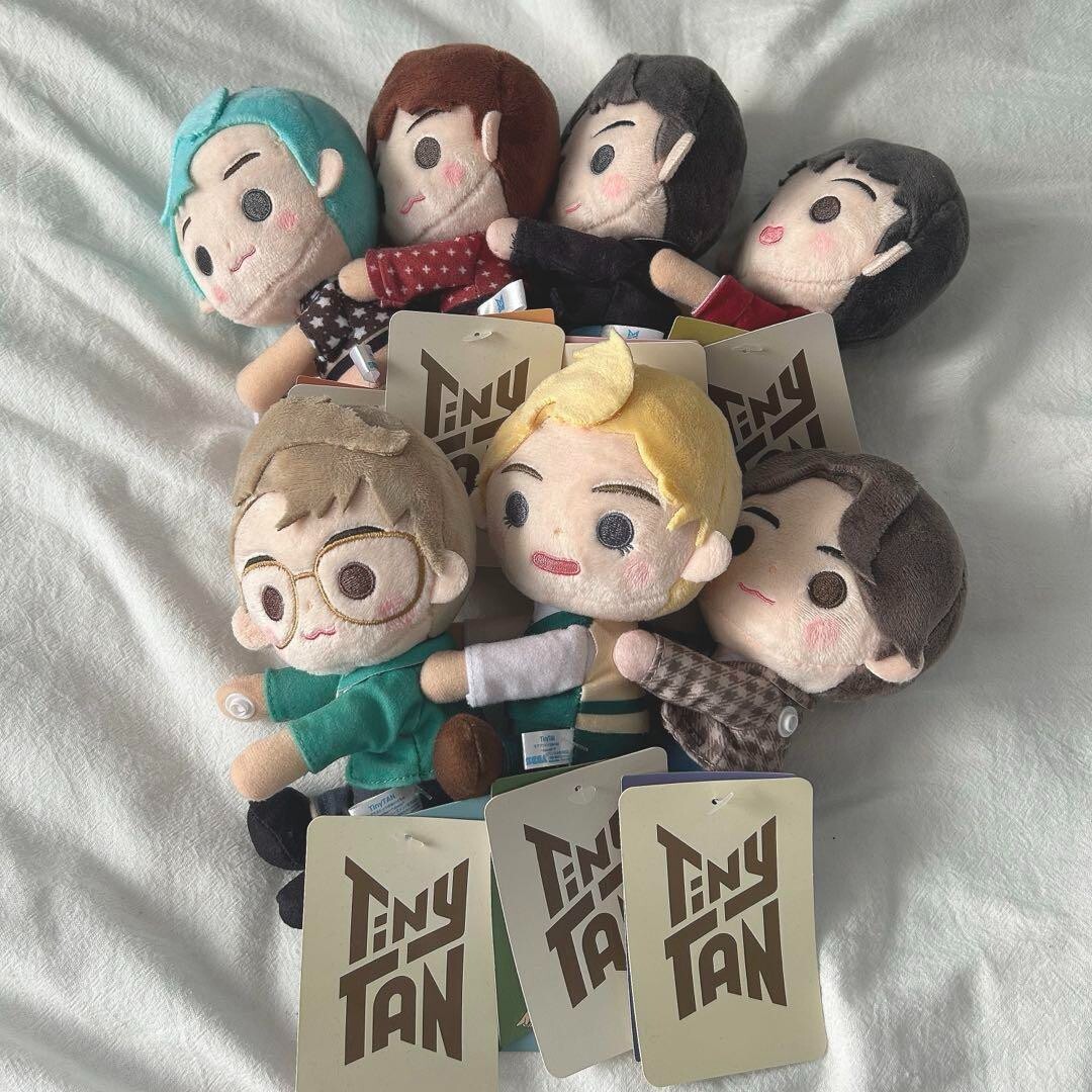 BTS TinyTan Special Connect Plush Doll Full Complete Set Dynamite