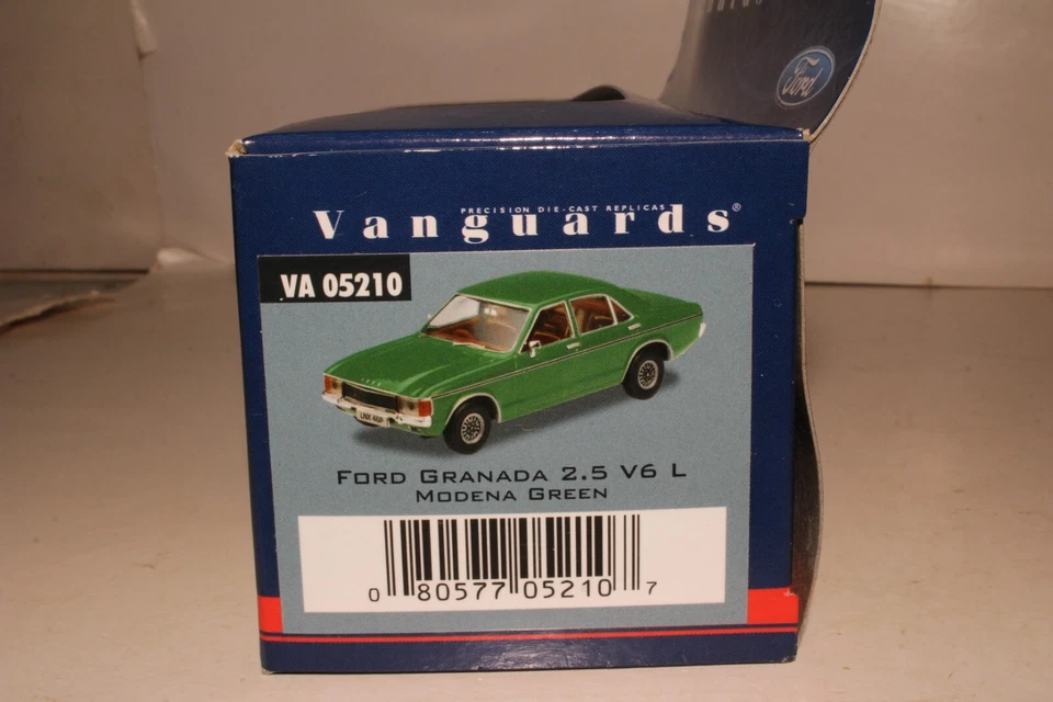 Corgi Vanguards 1:43 Scale Ford Granada 2.5 V6 L, Modena Green - Image 4 of 4