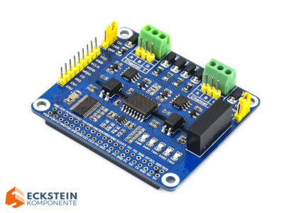 WaveShare 2-Channel Isolated RS485 Expansion HAT for Raspberry Pi