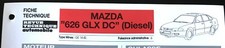 Revue technique Mazda 626