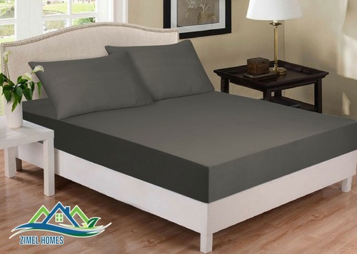 Extra Deep27cm superfine fibre Fitted Sheet Bed Single Double King Sup.King Size - Picture 8 of 43