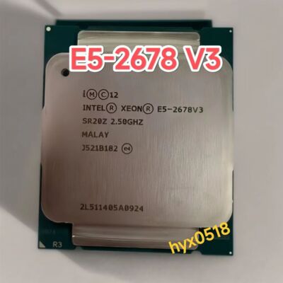 Intel Xeon E5-2678 v3 2,50 GHz SR20Z 12 Kern 24 Threads LGA2011-3 CPU Prozessor