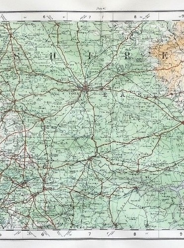 1922 Grand Carte ~ Yorkshire East & Ouest Equitation Leeds York Kingston Upon - Photo 4 sur 7