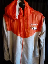 Denver Broncos Men's G-III Zip Hood Jacket Large, XL or XXL