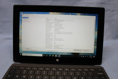 Microsoft Surface Pro_1 1514 Core i5-3317U 1.70 GHz 4 GB DDR3 Tablet 128 WIN10 - Picture 5 of 7