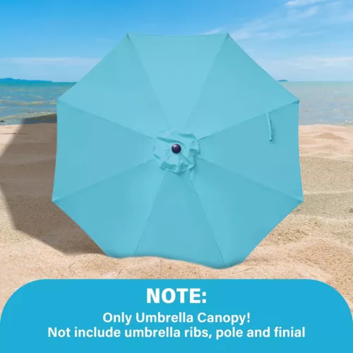Patio Umbrella Top Canopy Replacement Cover ONLY fit 9' 8 Rib Outdoor Umbrella - Picture 54 of 58