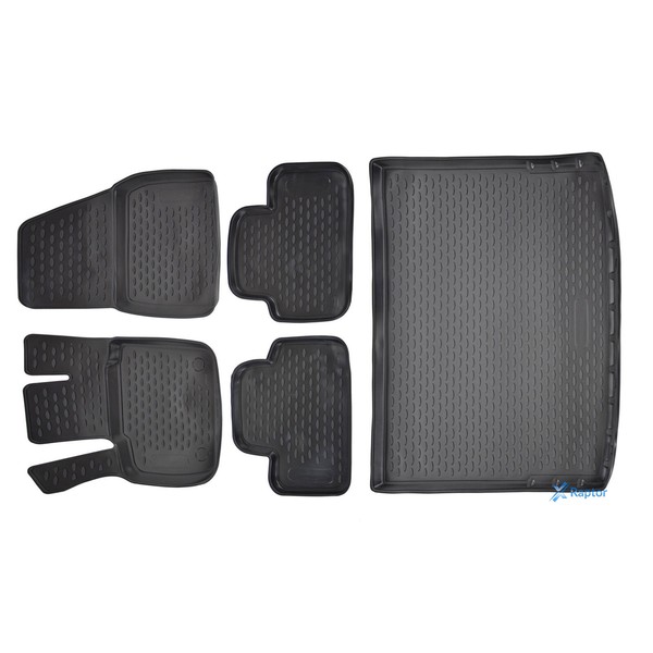 Kofferraumwanne + Gummimatten Set Passend FüR Volvo XC40 Ab 2018-image