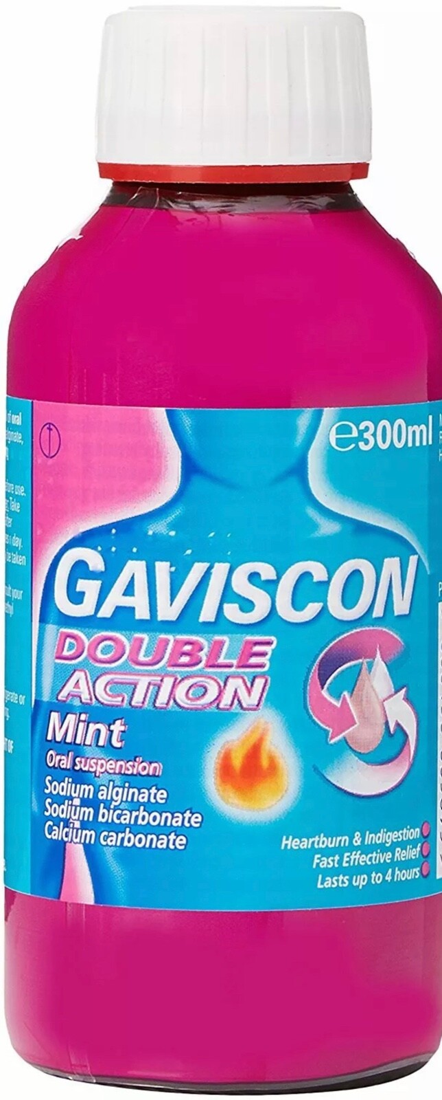 Gaviscon Double Action Mint Flavour Liquid Sugar Free 300ml