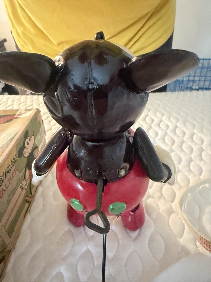 Juguete andador Borgfeldt Mickey Mouse 1934 Foto 3 de 4