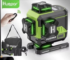 Huepar 4D Self-Leveling Cross Line Laser Level LCD Screen Remote Control Z04CG