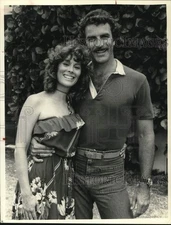 Press Photo Actor Tom Selleck & Co-Star - sap72667