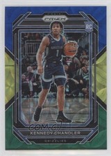 2022-23 Panini Prizm Choice Blue Yellow & Green Kennedy Chandler #235 10qe