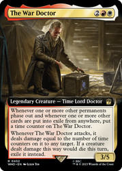 The War Doctor (Extended Art) #0452 Doctor Who MTG