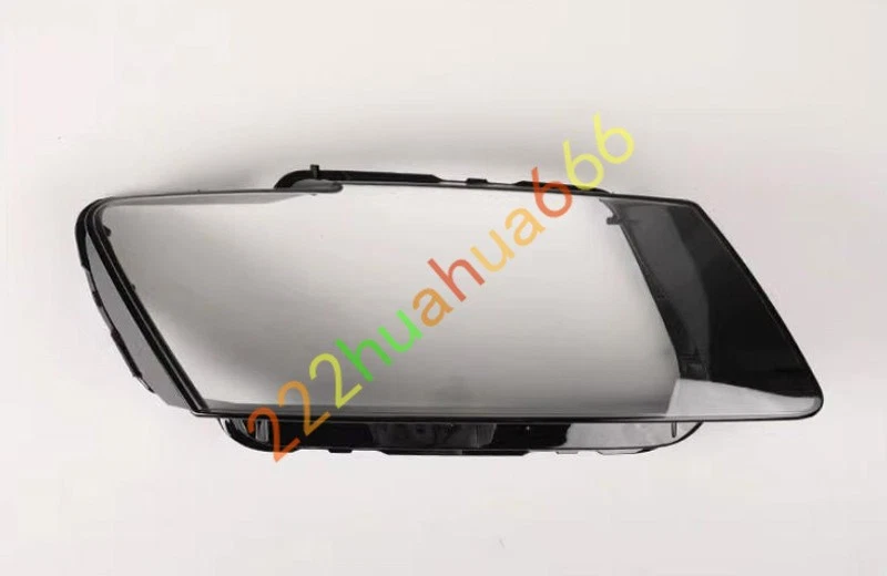 Pair Headlight Lens Clear Cover Shell + Glue For Audi Q5 2009-2012 - Image 2 of 4