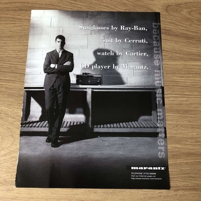 GRAM23 MAGAZINE ADVERT 11X8 CD PLAYER BY MARANTZ: MUSIC MATTERS