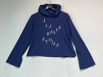 Anthropologie Hoodie Sweatshirt Blue A La Belle Etoile Size Small