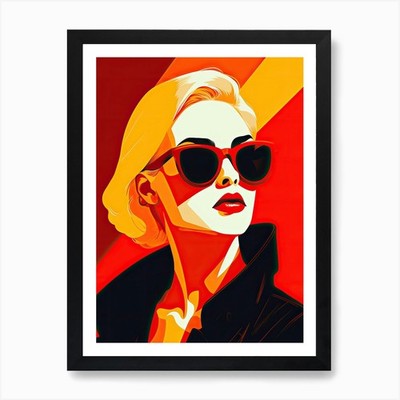 New Hampshire, Pop Art Kunstdruck gerahmt Wandbild Poster Leinwanddruck Bild