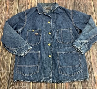 Abrigo de mezclilla de colección años 60’s/70’s OshKosh B’ Gosh para hombre tareas/granero talla XL? Union Made USA