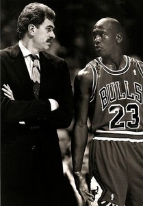 Michael Jordan Chicago Bulls NBA 1991 Type 1 Original Archival 8" x 10" B&W NEW