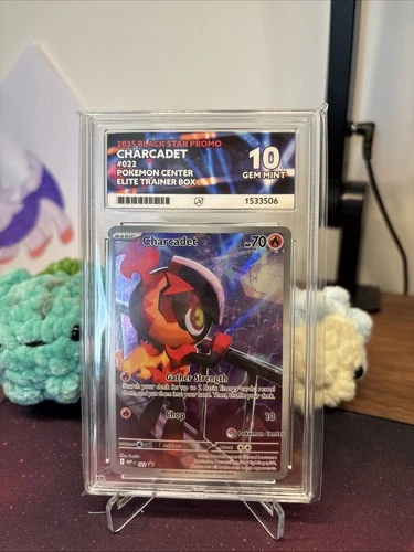 Charcadet MEP 022 - Pokemon Center Stamped Promo - Ace 10 - Gem Mint