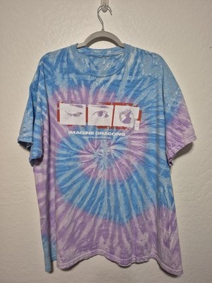 2022 Imagine Dragons ''Mercury World Tour'' Shirt - Size 2XL - Band Merch Tie Dye