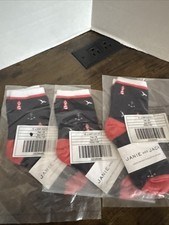 New 2019 JANIE and JACK Boys Size 2T-3 Crew Socks X 3 Pairs NEW Nautical