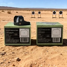 Swampfox Sentinel 1x16mm 3MOA RMSc Micro Reflex Green Red Dot Sight  Auto