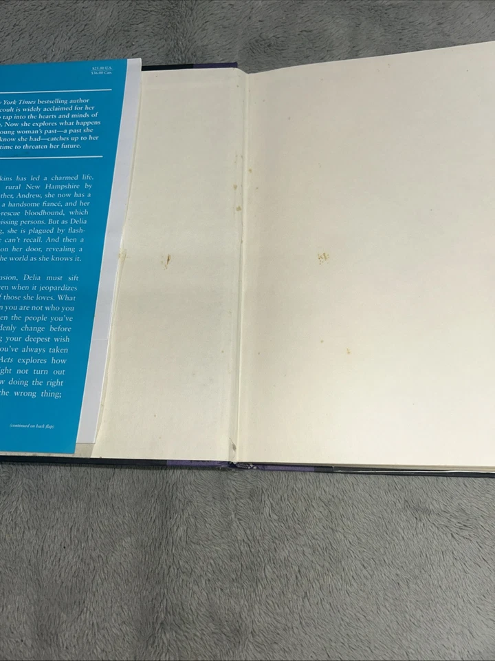 VANISHING ACTS Jodi Picoult SIGNED 1st Edition First Printing HC/DJ To Michael Foto 4 de 4