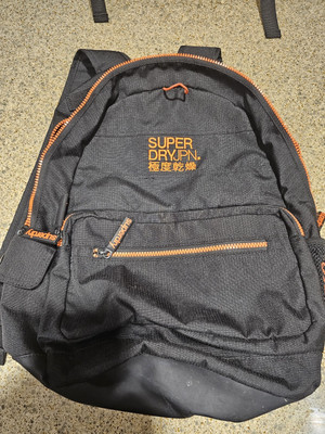 Superdry ''Moncheater Montana Rucksack'' Outdoor Backpack SuperdryJPN Black/Orange