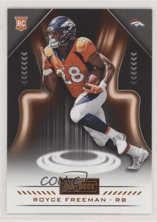 2018 Panini Playbook Rookies Orange Royce Freeman #158 Rookie RC 0d8