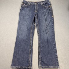 JEANS ARIAT FR M4 Relaxed Boot Cut 34X30 Flame Resistant Work CAT2 Blue PANTS