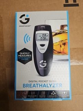 Smartgear Breathalyzer Digital Pocket Sized Measures Blood Alcohol Content NIB