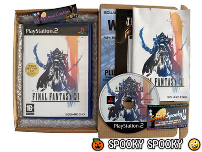 Final Fantasy XII PS2 - UK PAL sehr guter Zustand CIB mit Reg - hochwertige Verpackung - Tracked