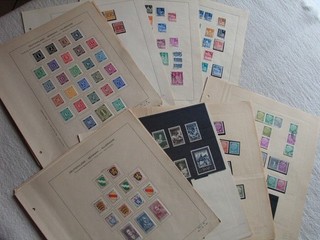 Briefmarken Deutschland nach 1945 auf 18 Seiten