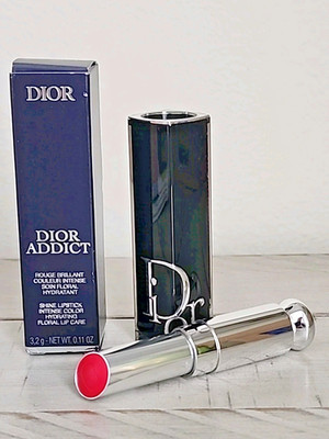 DIOR ADDICT Shine Lipstick Intense Color Hydrating Floral Lip 536 LUCKY New