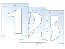 Image of Scan Number Stencil Kit 300Mm SCA9416
