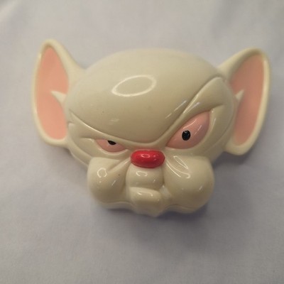 Wendy's Kids Meal Toy 1997 Pinky and the Brain ACME Labs Playset  Yellowing