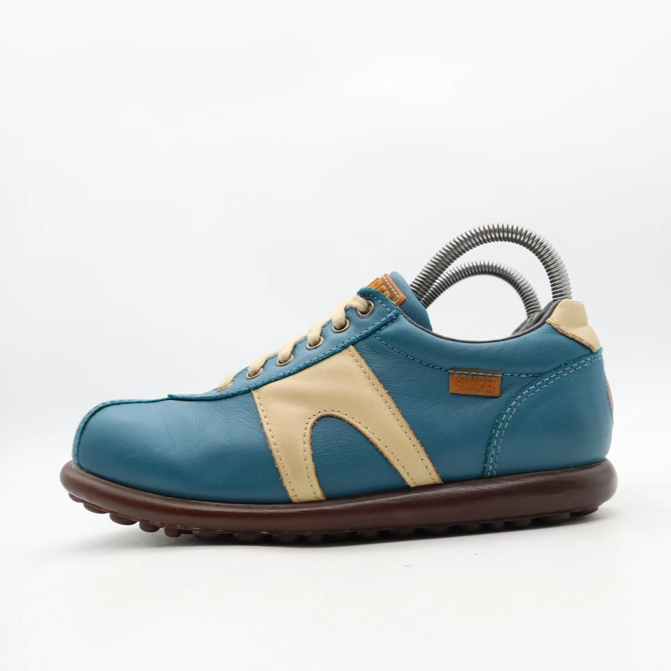 Camper Pelotas Ariel Walking Shoes Oxfords Women's Size EU 38 Blue Leather - Image 4 of 4