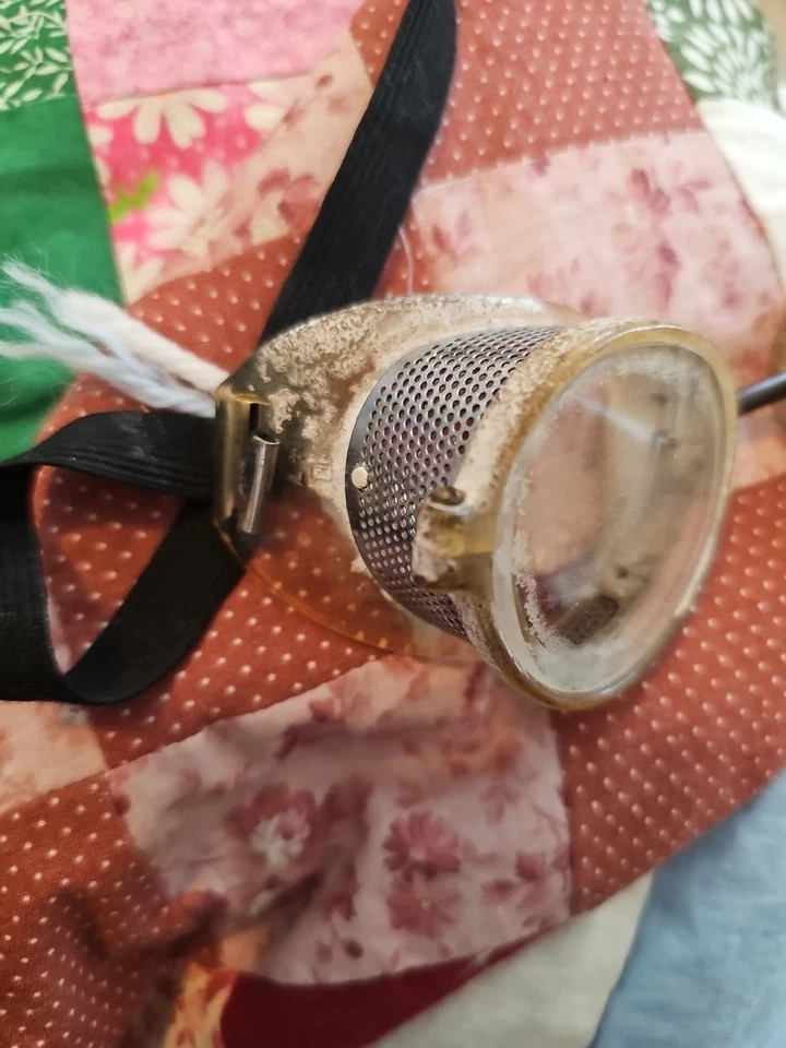 罕见! 复古 1920 年代盒装蒸汽朋克护目镜 Duraglass 蒸汽朋克  — 第 3/4 张图片