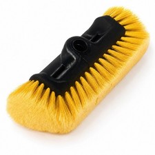 10" Flow-Through Car Wash Brush Head - Soft Bristles, Fits Standard Handles