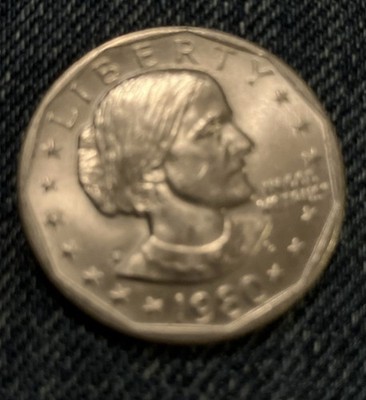 Susan B Anthony Dollar 1980 D (nice) Coin