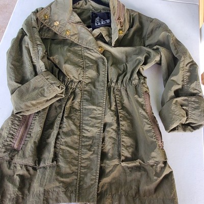 G E T Equipment General Technique Women's Outdoor Waterproof Trench Coat Size M